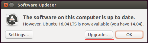 Ubuntu 16.04 update