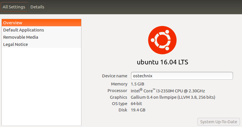 Ubuntu 16.04 update