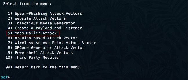 群发邮件 (setoolkit)